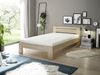 CANNES Futonbett 120x200 cm - Minimalistisches Jugendzimmer Bett in Eiche Sonoma Optik - 125 x 71 x 204 cm (B/H/T) Bild 5