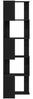 vidaXL Bücherregal Schwarz Eichen-Optik 50 x 50 x 179 cm 868049 Bild 5