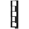 vidaXL Bücherregal Schwarz Eichen-Optik 50 x 50 x 179 cm 868049 Bild 5