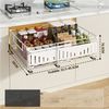 GarveeMore Küchenorganizer-Set Erweiterbare Pull Out Cabinet Organizer Klebstoff Lageregale Bild 2