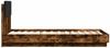 vidaXL Bettgestell mit Kopfteil Räuchereiche 75x190 cm Holzwerkstoff 3209979 Bild 5
