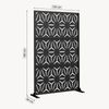 Trennwand Kilsturd verzinkter Stahl 180x120 cm Schwarz [casa. pro] Bild 2