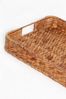 VIVANNO Tablett Wasserhyazinthe TIM, Natur Geflochten 40x30x6 cm, Wasserhyazinthe Bild 4