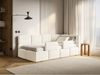 Selsey 'Cloudy' Kinderbett 90x200, mit Matratze, Rausfallschutz, Kopfteil rechts, Creme Bild 3