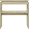 vidaXL Konsolentisch Sonoma-Eiche 80x30x80 cm Holzwerkstoff 808317 Bild 3