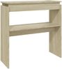 vidaXL Konsolentisch Sonoma-Eiche 80x30x80 cm Holzwerkstoff 808317 Bild 2