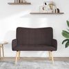 vidaXL Zweisitzer Sofa Dunkelbraun 115 x 61 x 87 cm Stoff 42028895 Bild 3