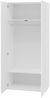 Kleiderschrank Fusbo 90 2D (Farbe: Weiß) Bild 3