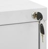 vidaXL Aktenschrank Hellgrau 46x62x72,5 cm Stahl 336271 Bild 4