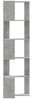 vidaXL Eck-Bücherregal 5 Böden Betongrau 50x50x179 cm Holzwerkstoff 852585 Bild 5