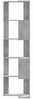 vidaXL Eck-Bücherregal 5 Böden Betongrau 50x50x179 cm Holzwerkstoff 852585 Bild 4
