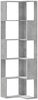vidaXL Eck-Bücherregal 5 Böden Betongrau 50x50x179 cm Holzwerkstoff 852585 Bild 2