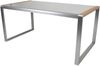 Garden Pleasure 'Ava' Gartentisch, rechteckig, Aluminium grau, 160 x 74 x 90 cm Bild 1
