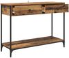 Konsolentisch, Beistelltisch, Konsole Altholz 100 x 34,5 x 75 cm Holzwerkstoff Bild 5