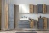 Waschtisch >Paris< in grau, Wotaneiche, MDF - 105x65,5x47cm (BxHxT) Bild 5