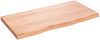 vidaXL Tischplatte Hellbraun 80x40x(2-4) cm Massivholz Eiche Behandelt 3156354 Bild 2