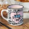 Geda Labels GmbH Tasse Harley Quinn Emaille-Optik, 1-tlg, Keramik, Weiß, 400ml, spülmaschinengeeignet Bild 3