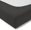 ESTELLA Spannbetttuch Zwirnjersey | Schiefer | 150x200 cm | passend für Matratzen 140-160 cm (Breite) x 200-220 cm (Länge) | trocknerfest und bügelfrei | 97% Baumwolle 3% Elastan Bild 2