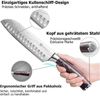 Santokumesser 17 cm Kochmesser aus deutschem Messerstahl ergonomischer Griff Bild 5