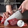 Santokumesser 17 cm Kochmesser aus deutschem Messerstahl ergonomischer Griff Bild 3