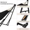TLGREEN Hängematte mit Gestell,Premium Hängematten-Gestell-Set – 2-in-1, (Faltbar, Verstellbar, Stabiler Gartenhängematte, 231x89cm, Bis 200 kg, für Garten Balkon Camping Indoor, Tragetasche) Bild 4