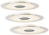 Paulmann No. 92543 Einbauleuchten Set Premium Line LED Whirl 6W Alu, Satin, 3er Set Bild 3