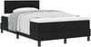 vidaXL Boxspringbett mit Kopfteil Schwarz 120 x 190 cm Stoff 3338596 Bild 2