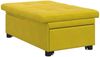 vidaXL Schlafsofa Gelb 194 x 67 x 82 cm Samt 42008601 Bild 4