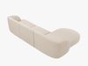 Micadoni Ecksofa Miley 4-Sitzer Links Boucle Baloo Beige Bild 3