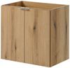 Waschtischunterschrank Skelbolu 120x60x40 cm Eicheoptik [en. casa] Bild 3