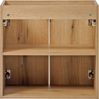 Waschtischunterschrank Skelbolu 120x60x40 cm Eicheoptik [en. casa] Bild 5