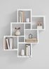 Wandregal >LAURIO 2< in Brillantweiß - 81,2x94,3x15,7cm (BxHxT) Bild 2