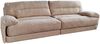 KAWOLA Sofa CINE XXL-Sofa 3-Sitzer Cord braun 84 x 106 x 284 cm Bild 3