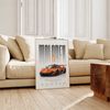 Oranger Rennwagen Poster · Geschenkidee · Motorsport Wandbild · Deko Print ohne Rahmen - 100 x 150cm Bild 5