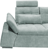 Ecksofa Medan von Ed Exciting Design Ice Blue – Modernes Sofa mit Schlaffunktion & Glow Mikrofaser Bild 5