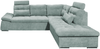 Ecksofa Medan von Ed Exciting Design Ice Blue – Modernes Sofa mit Schlaffunktion & Glow Mikrofaser Bild 3