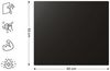 ALLboards Schneidebrett Glas Herdabdeckplatte Schneidebrett 52×60 cm Arbeitsplatte Bild 2