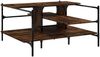 vidaXL Couchtisch Räuchereiche 100x100x48,5 cm Holzwerkstoff 842313 Bild 2