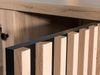 Vitrine Weren W-2, ohne Beleuchtung, Farbe: Artisan Eiche / Artisan Eiche + Schwarz Bild 5