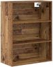 vidaXL Highboard Altholz 69,5 x 34 x 180 cm Engineered Wood und Glas 3403177 Bild 5