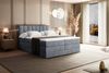 ALTDECOR 'OTTA KING' Boxspringbett, (Multipocket-Matratze H4, H3 Bonellfederung, Topper, Kopfteil), Grau Casablanca, 200x200 cm Bild 4