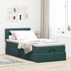 vidaXL Ottoman-Bett mit Matratze Dunkelgrün 80x200 cm Samt 3311882 Bild 3