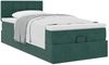 vidaXL Ottoman-Bett mit Matratze Dunkelgrün 80x200 cm Samt 3311882 Bild 5