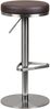 Wohnling Barhocker Edelstahl höhenverstellbare Sitzhöhe 57 - 82 cm braun Bild 2
