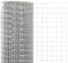 vidaXL Maschendraht Verzinkter Stahl 25x0,5 m Silbern 143618 Bild 3