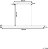 LED Hängeleuchte BADDANA Metall Schwarz Bild 2