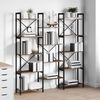 vidaXL Bücherregal Sonoma-Eiche 156 x 25 x 167 cm Holzwerkstoff 868343 Bild 4