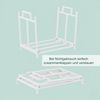 Relaxdays Faltbares Kaminholzregal aus Metall Bild 5