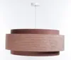 BPS Koncept DUM-034 Hängeleuchte DOBLO Velourss strukturiert und Samtstoff auf PVC-Basis rosa 1xE27 60W H:107 Ø60cm dimmbar Bild 3