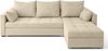 AX LIVING Ecksofa ELIF Creme mit Schlaffunktion L-Form, Sofa mit Bettkasten - Moderne Ecksofa, Wohnzimmer Ecksofa - Eckcouch Creme - Rechts Bild 2